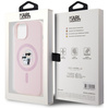 KARL LAGERFELD ETUI KARL&CHOUPETTE DO IPHONE 15 PLUS DO MAGSAFE SILIKONOWE