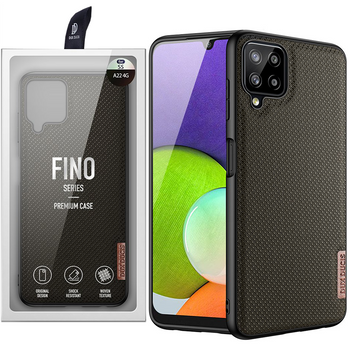 Dux Ducis Fino etui pokrowiec pokryty nylonowym materiałem Samsung Galaxy A22 4G zielony