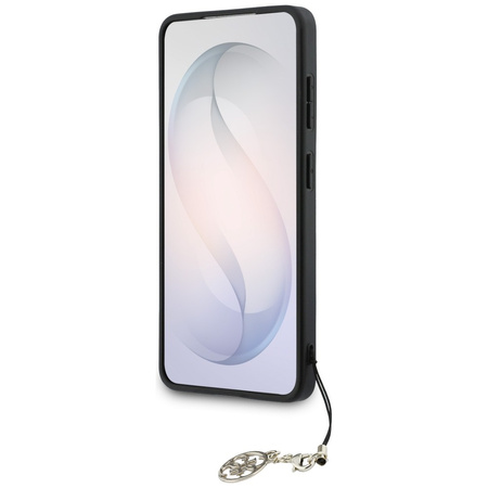 Etui Guess 4G Classic Logo Charm MagSafe do Samsung Galaxy S26 czarny