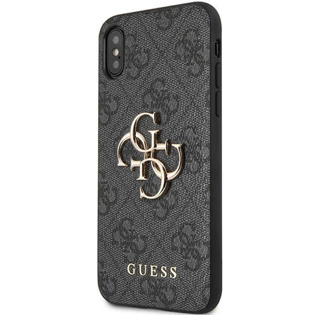 GUESS ETUI CASE DO IPHONE X XS HARD CASE Z LOGO METALICZNE OCHRONA TELEFONU