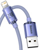 BASEUS KABEL USB DO LIGHTNING 2.4A DO TELEFONÓW APPLE 2M SZYBKA ŁADOWARKA