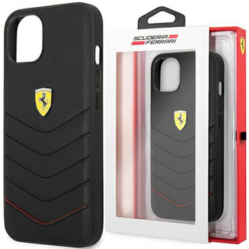 Ferrari FEHCP13SRQUK iPhone 13 mini 5,4" czarny/black hardcase Off Track Quilted