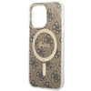Etui Guess GUHMP13LH4STW na iPhone 13 Pro / 13 - brązowe 4G MagSafe