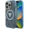 GUESS ETUI DO IPHONE 16 PRO MAX DO MAGSAFE IML METAL GLITTER CIRCLE