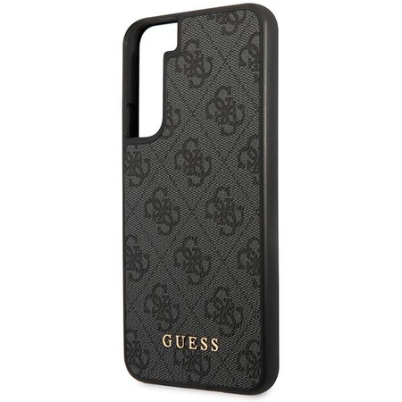 Etui Guess GUHCS23SG4GFGR S23 S911 - szare hardcase 4G Metal Gold Logo