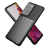 Thunder Case elastyczne pancerne etui pokrowiec Samsung Galaxy S22 Ultra niebieski