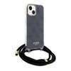 GUESS ETUI DO IPHONE 15 14 13 6.1 CROSSBODY CORD Z WYTRZYMAŁEGO MATERIAŁU