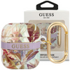 Guess GUA2HHFLU AirPods cover fioletowy/purple Flower Strap Collection