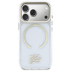 Etui Karl Lagerfeld IML KL Script Logo MagSafe do iPhone 17 Pro przezroczysty