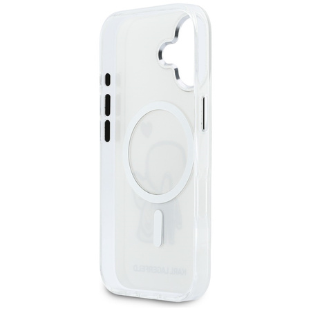 Etui Karl Lagerfeld Karl & Choupette Back MagSafe do iPhone 17 przezroczysty