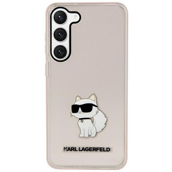 Etui Karl Lagerfeld KLHCS23MHNCHTCP S23+ S916 - różowe Ikonik Choupette