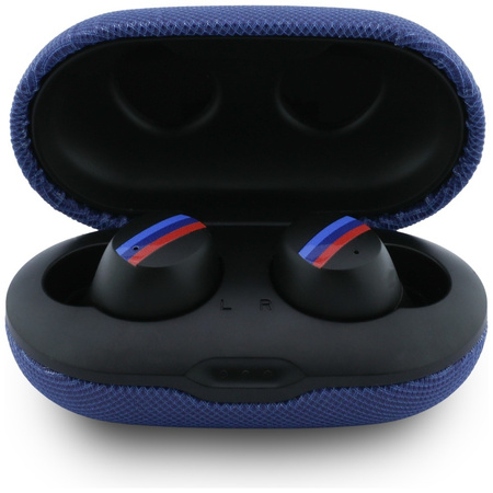 Słuchawki Bluetooth TWS BMW M Metal Logo ENC niebieski