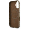 Etui Guess 4G Script MagSafe do iPhone   17 brązowy