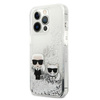 KARL LAGERFELD POKROWIEC DO IPHONE 13 PRO MAX LIQUID GLITTER KARL&CHOUPETTE
