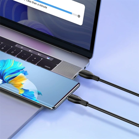 Kabel Baseus Pudding Series USB-C - USB-C 100W 1,2m - czarny