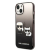 Karl Lagerfeld KLHCP14MTGKCK iPhone 14 Plus 6,7" hardcase czarny/black Gradient Ikonik Karl & Choupette