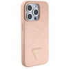 GUESS ETUI DO IPHONE 15 PRO MAX Z LOGO TRIANGLE I METALOWYM WYKOŃCZENIEM