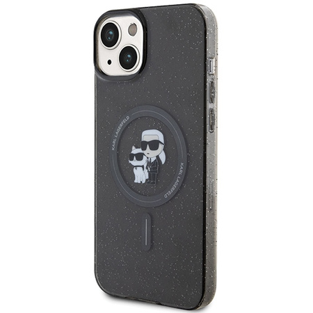 KARL LAGERFELD ETUI KLHMP15SHGKCNOK DO IPHONE 15 6.1 HARDCASE GLITTER