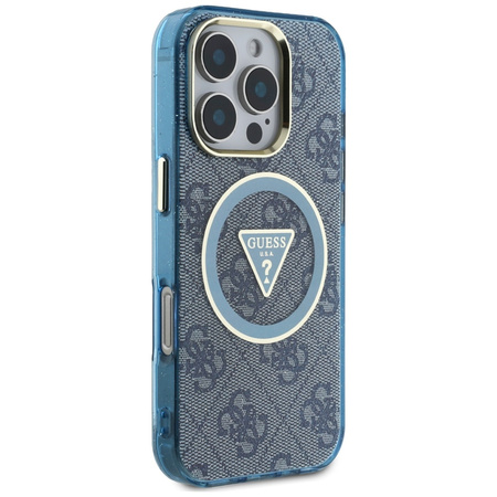 GUESS ETUI 4G CIRCLE TRIANGLE DO MAGSAFE DO IPHONE 16 PRO OCHRONA I