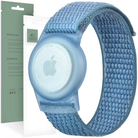 TECH-PROTECT OCHRONNE ETUI AIRTAG DO APPLE NYLON BEZPIECZEŃSTWO DLA DZIECI