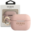 Guess GUAPSGGEP AirPods Pro cover różowy/pink Silicone Glitter