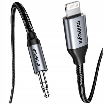 INNOSTYLE KABEL AUX DO IPHONE PRZEJŚCIÓWKA ADAPTER LIGHTNING MINI JACK 1M