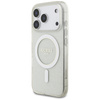 Etui Guess IML Glitter Pearl Strap MagSafe do iPhone 17 Pro przezroczysty