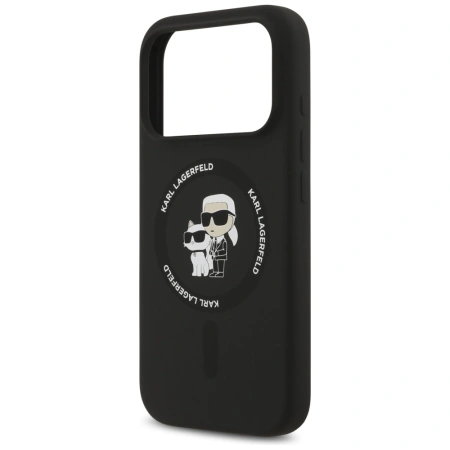 KARL LAGERFELD ETUI SILIKONOWE KARL&CHOUPETTE RING MAGSAFE DO IPHONE 17
