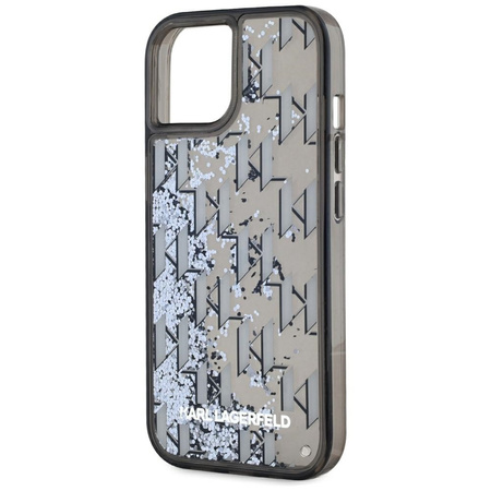 KARL LAGERFELD ETUI LIQUIDE GLITTER MONOGRAM GRADIENT DO IPHONE 15 OCHRONNE