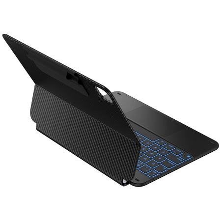 Etui Typecase Edge z klawiaturą do iPad Air 11" 2024/2025 włókno węglowe