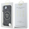 GUESS ETUI IML METAL GLITTER 4G CIRCLE TRIANGLE DO MAGSAFE DO IPHONE 16E