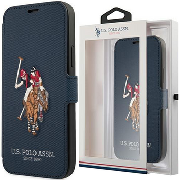 US Polo USFLBKP12LPUGFLNV iPhone 12 Pro Max 6,7" granatowy/navy book Polo Embroidery Collection