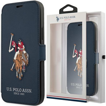 US Polo USFLBKP12MPUGFLNV iPhone 12/12 Pro 6,1" granatowy/navy book Polo Embroidery Collection
