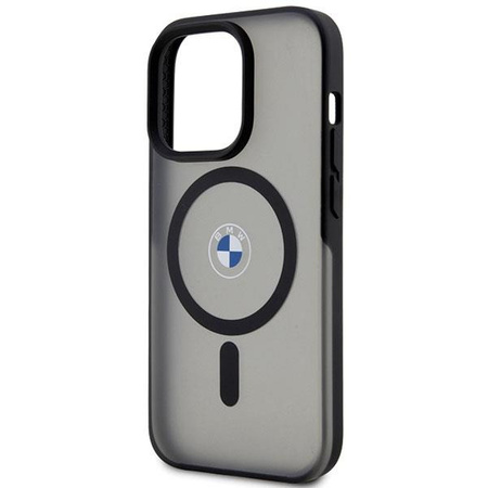 Etui BMW BMHMP14XDSLK na iPhone 14 Pro Max 6.7" - czarne Signature MagSafe