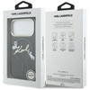 Etui Karl Lagerfeld IML Choupettes Karl Script Logo MagSafe do iPhone 17 Pro Max czarny