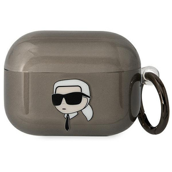 Etui Karl Lagerfeld Karl's Head KLAPHNIKTCK na AirPods Pro 2 - czarne