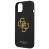 Guess GUHCP13SLS4GGBK iPhone 13 mini 5,4" czarny/black hard case Silicone 4G Logo