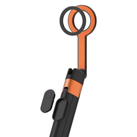 TECH-PROTECT L10S MAGSAFE BLUETOOTH SELFIE STICK TRIPOD BLACK/ORANGE