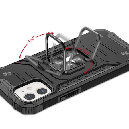 WOZINSKY POKROWIEC RING ARMOR DO IPHONE 14 PLUS PANCERNY MAGNETYCZNY UCHWYT