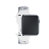 38/40/41/42 mm White (small) - 3mk Silicone Watch Strap for Apple