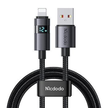 MCDODO KABEL Z WYŚWIETLACZEM USB LIGHTNING 36W 1M DO IPHONE X 11 12 13 14