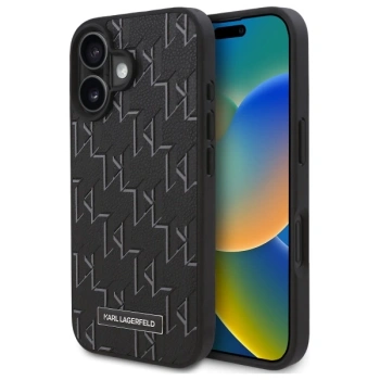KARL LAGERFELD CASE DO IPHONE 16 6.1 DO MAGSAFE Z HOT STAMP HARDCASE