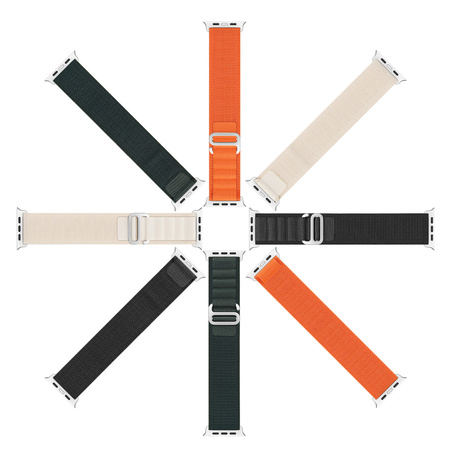 Sportowy pasek ze sprzączką do Apple Watch Ultra 8 / 7 / 6 / SE / 5 / 4 / 3 / 2 / 1 (42, 44, 45, 49 mm) Dux Ducis Strap GS Version - czarny