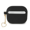 Guess GUA3LSCHSK AirPods 3 cover czarny/black Silicone Charm Heart Collection