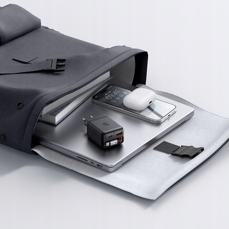 MCDODO SZYBKA ŁADOWARKA SIECIOWA ZASILACZ 2X USB-C USB-A PD GAN 35W KABEL