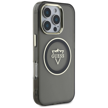 GUESS ETUI CASE DO IPHONE 16 PRO MAX DO MAGSAFE Z METAL MOUNTAIN IML LOGO