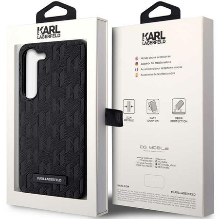 KARL LAGERFELD ETUI HARDCASE DO SAMSUNG GALAXY S24 S921 SAFFIANO MONO METAL