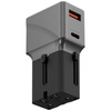 Adapter Energea TravelWorld 1A1C 25W czarny gunmetal