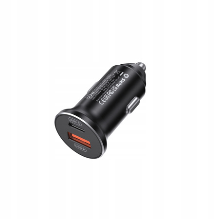 PALPRO SZYBKA ŁADOWARKA SAMOCHODOWA DO TELEFONU LAPTOPA 2X USB-C USB-A 60W