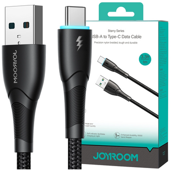 Kabel Joyroom Starry series SA32-AC6 100W USB-A / USB-C 1m - czarny